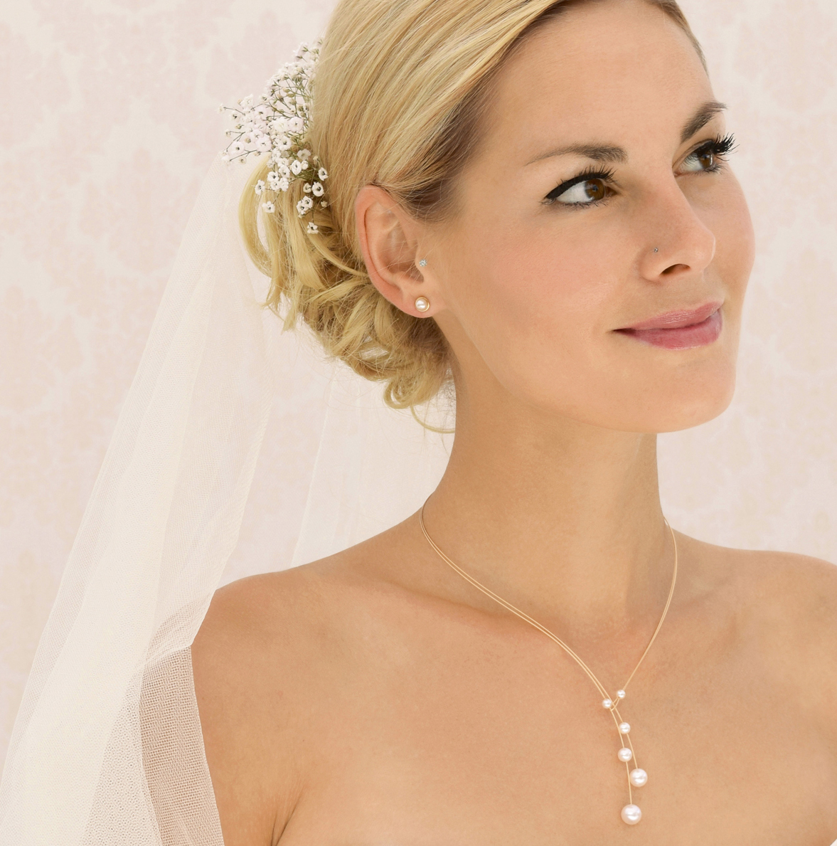 北京仓｜Eva Strepp-Tau-露水凝珠7颗珍珠 项链（金色）［德国设计师］