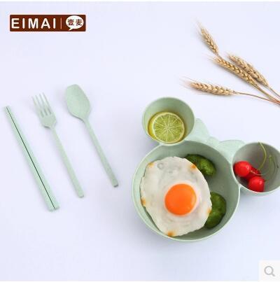 【赠品】米奇造型餐具碗筷勺三件套装 商品图1