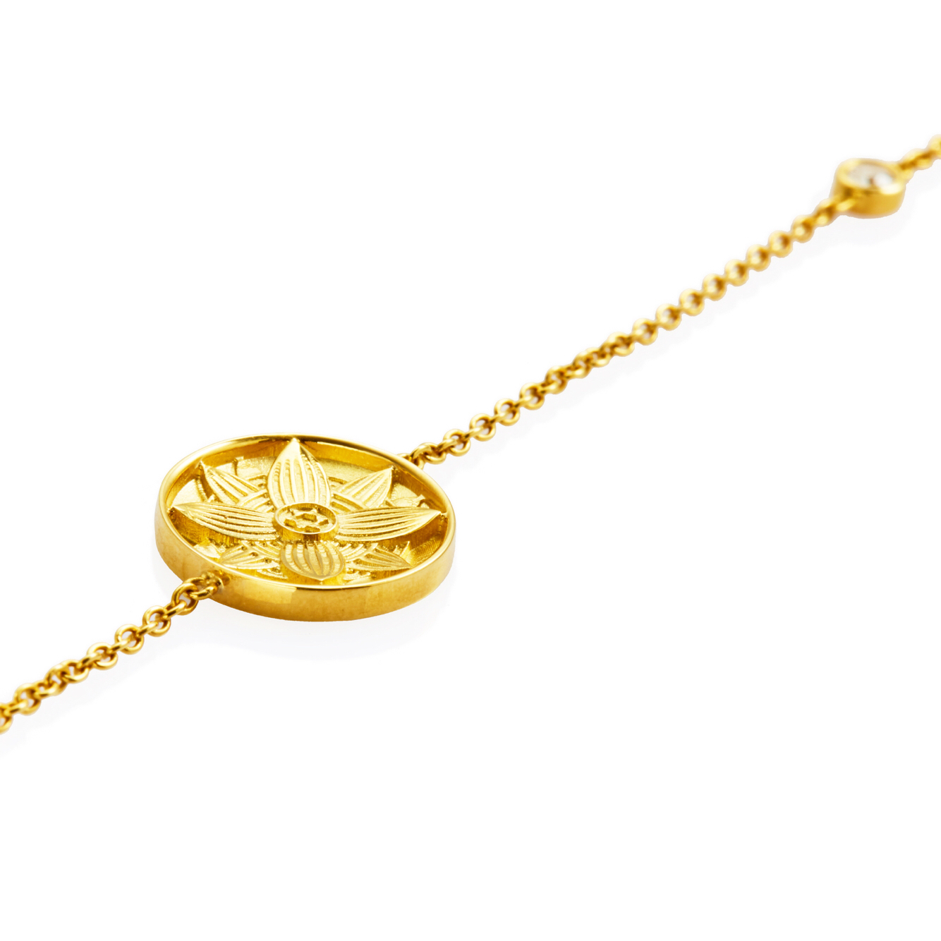 爱莎许愿工艺 莲花系列 莲花手链