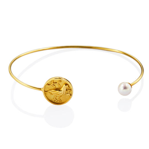 爱莎许愿工艺 飞鸟系列 飞鸟珍珠手环 商品图0