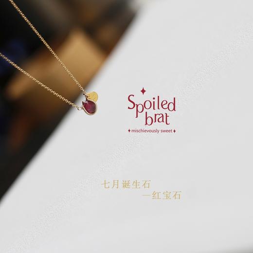 七月诞生石 红宝石 项链 商品图0