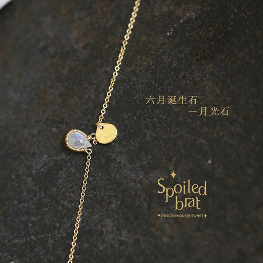 六月诞生石 月光石 项链 商品图1