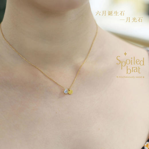 六月诞生石 月光石 项链 商品图2