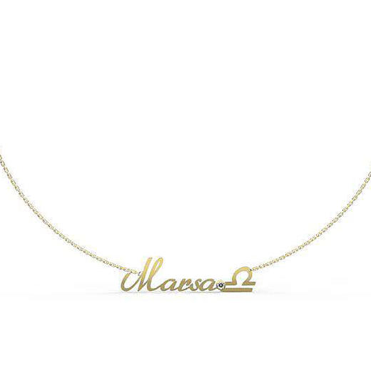 爱莎许愿工艺 专属守护系列 守护之神项链 商品图0