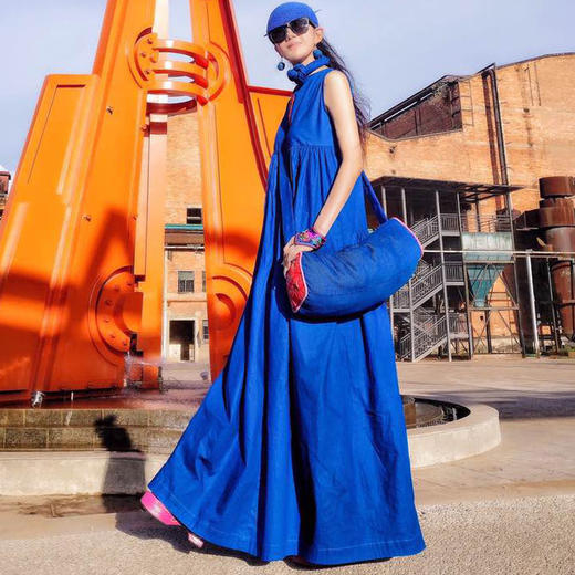 【镇店之宝】青山在盘扣廓形连衣裙  | 杨丽萍老师经典款 | 无袖长袖现货  商品图9