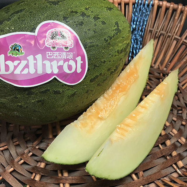 巴西清喉蜜瓜,这可能是你吃到的最好的瓜丨甜而不腻丨6斤/个只多不少