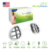 伍迪诺斯（WoodyKnows）隐形通用系列口罩鼻罩防尘防雾霾防花粉 大/中/小号外框各1组(已组滤片)+滤片各1对 商品缩略图0
