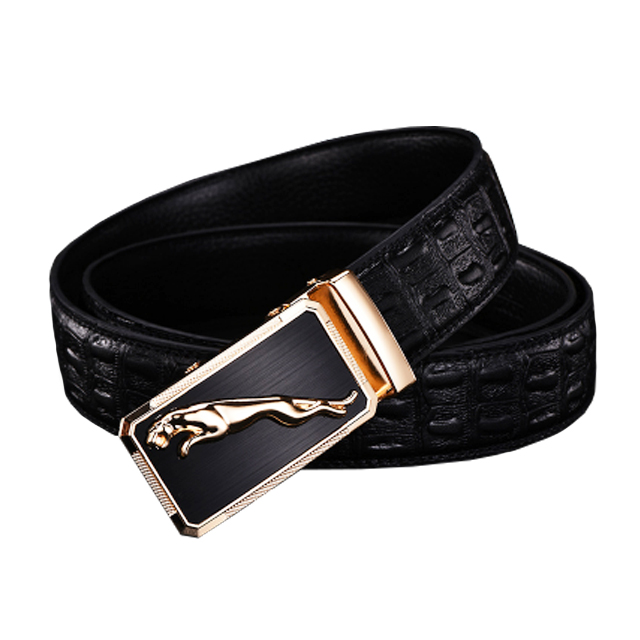 精品男士腰带  优质牛皮上等配件合金自动扣腰带3.5CM耐刮进口PU耐磨