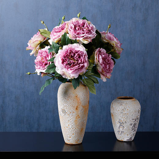 简约装饰花假花卉卧室摆件客厅书房会所酒店艺术插花花瓶花艺套装整体