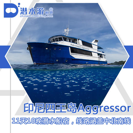 【船宿】印尼四王岛 Raja Ampat 船宿 - Aggressor 商品图0