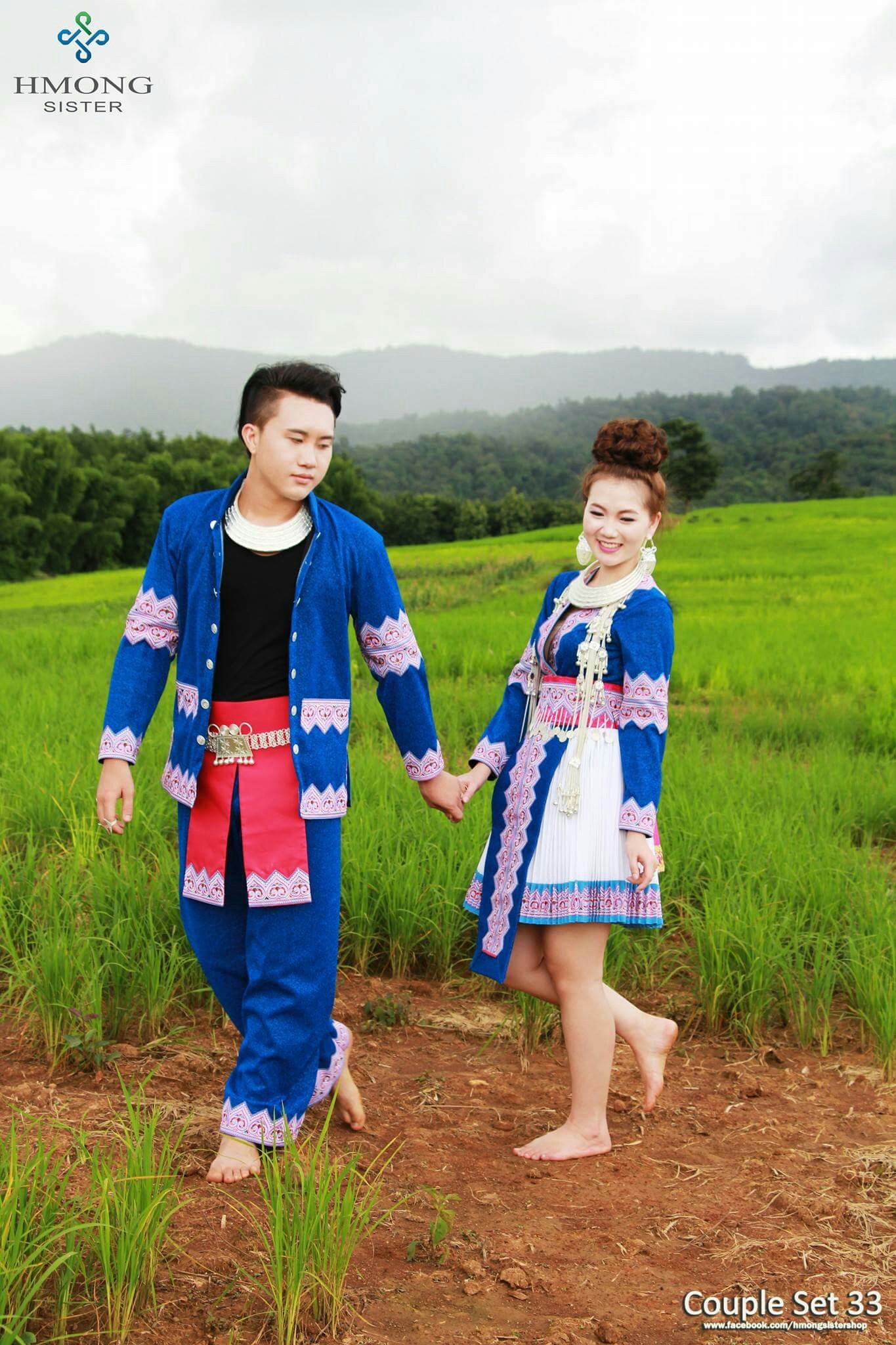 泰国苗族服装情侣款式女长款 项链,其它不包括套餐内.