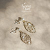 SpoiledBart Jewelry 14K注金 天然珍珠 光影系列  设计感 耳钉 商品缩略图0