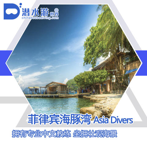 【度假村】菲律宾海豚湾PG 潜水套餐 - Asia Diver 商品图0