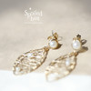 SpoiledBart Jewelry 14K注金 天然珍珠 光影系列  设计感 耳钉 商品缩略图3
