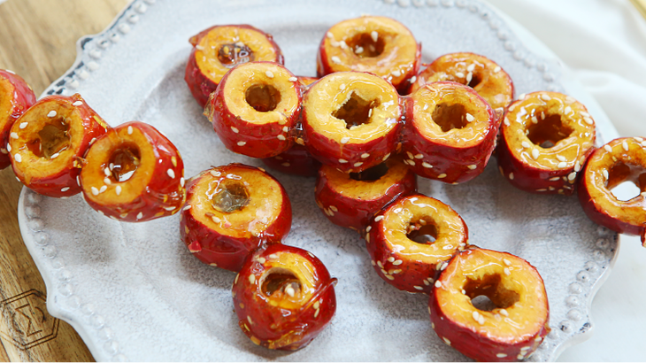 食味的初相糖葫芦脱水冻干山楂圈制成6条装约168g