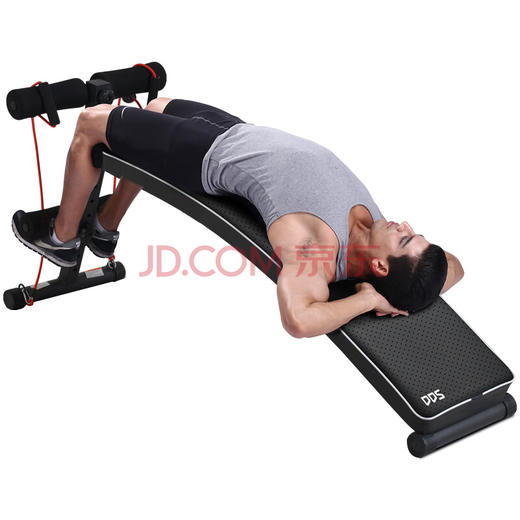 多德士（DDS）专业级仰卧板 多功能家用仰卧起坐健腹肌板 家用运动健身器材 加宽加厚加大TH688 商品图1