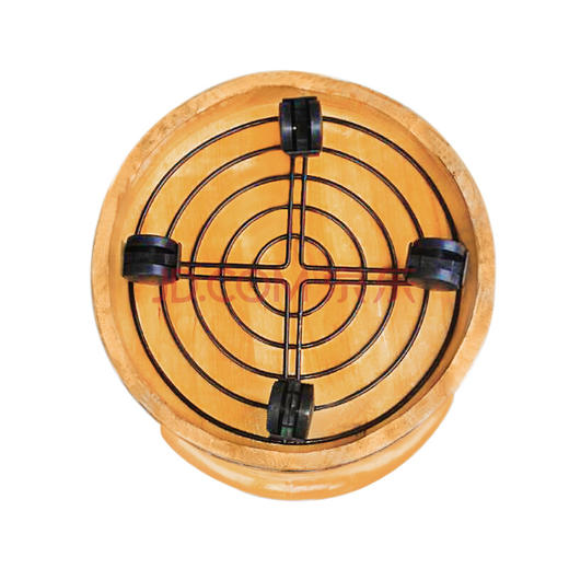 木太祖木桶 泡脚桶 足浴木盆 41cm香柏木厚边带盖洗脚木桶系列 商品图1