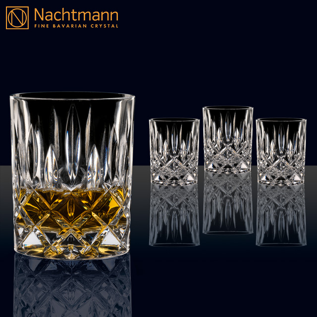 德国Nachtmann 诺贝勒斯-威士忌/水杯通用杯（4只装）
