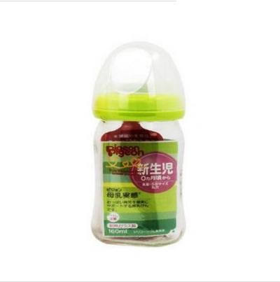 保税仓直发 日本Pigeon/贝亲 母乳实感哺乳瓶　耐热玻璃 160ml 商品图0