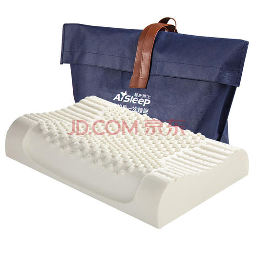 睡眠博士（AiSleep）枕芯 释压按摩进口乳胶枕 泰国乳胶枕头 护颈枕头 商品图0