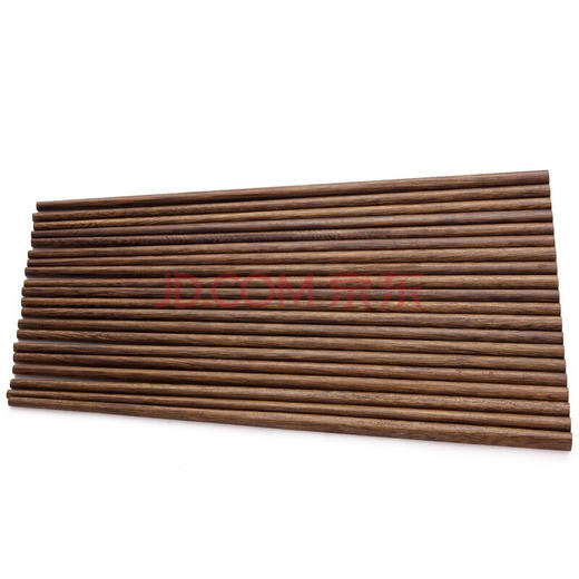 双枪（Suncha）筷子 无漆无蜡鸡翅木筷子原木色10双装 XK1501 商品图4