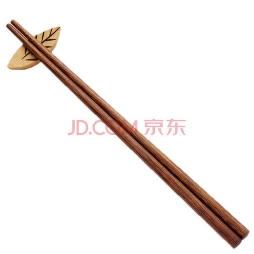 双枪（Suncha）筷子 无漆无蜡鸡翅木筷子原木色10双装 XK1501 商品图1