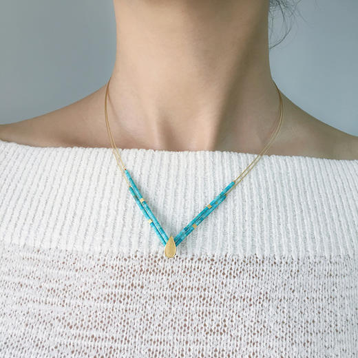 北京仓｜BERND WOLF-Vilana-蔚蓝海岸 项链［德国设计师］ 商品图1