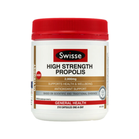 （永久下架）澳洲Swisse瑞思 蜂胶软胶囊2000mg 210粒