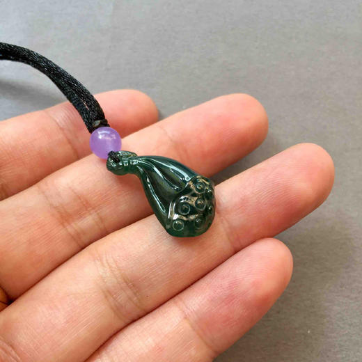 冰种晴水绿莲蓬 商品图3