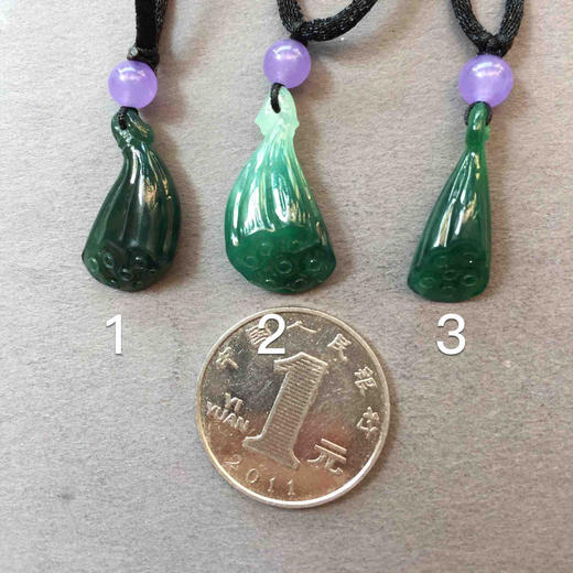 冰种晴水绿莲蓬 商品图1