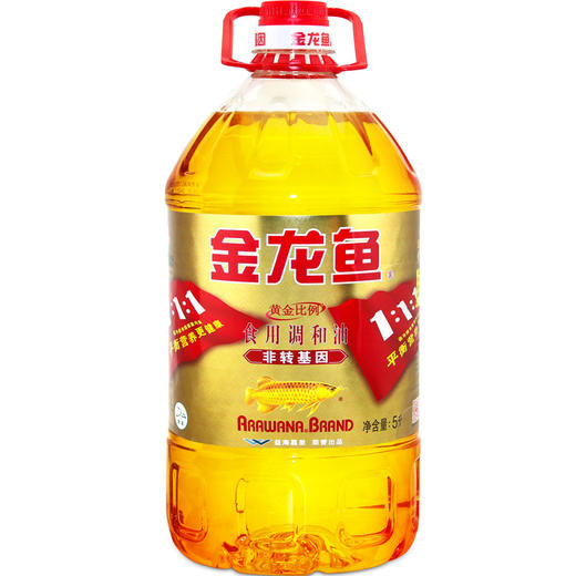 金龙鱼非转基因黄金比例食用植物调和油5l (食用油)