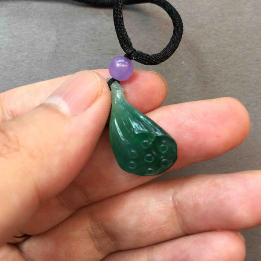 冰种晴水绿莲蓬 商品图8