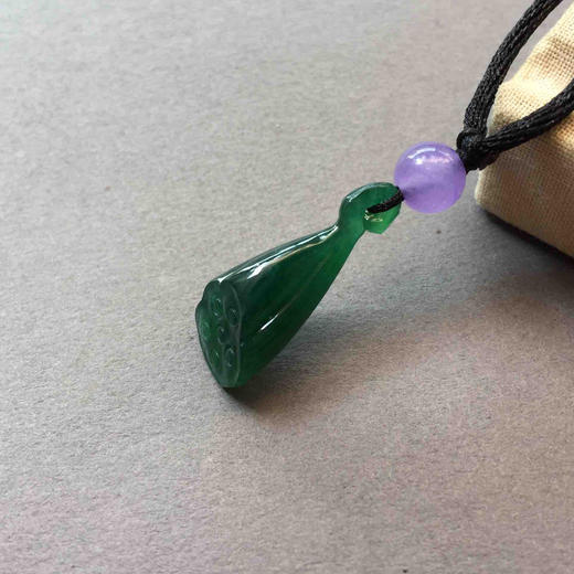 冰种晴水绿莲蓬 商品图11