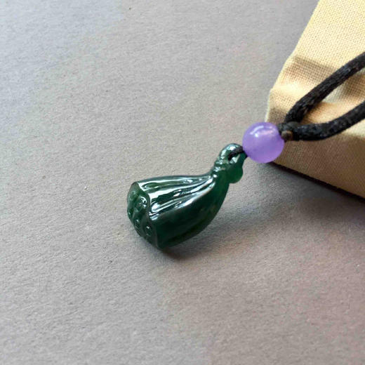 冰种晴水绿莲蓬 商品图2