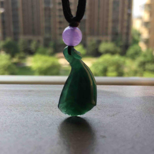 冰种晴水绿莲蓬 商品图5