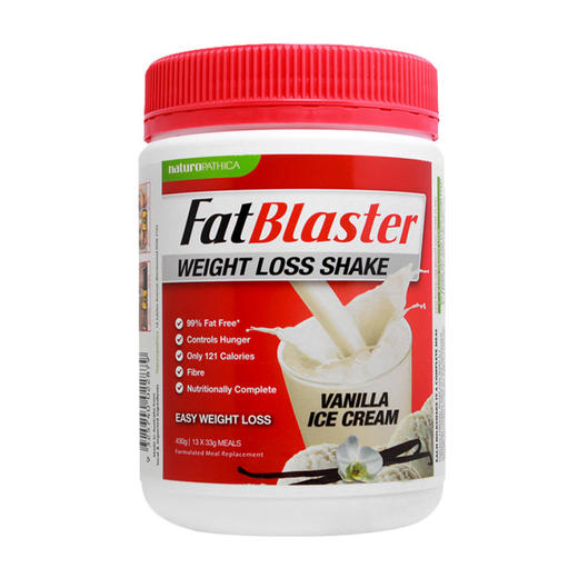 （永久下架）澳洲Fatblaster 奶昔代餐粉 香草味430g 商品图0