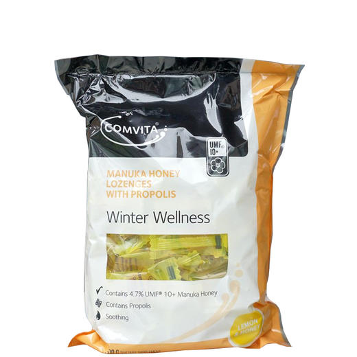 （永久下架）澳洲comvita康维他 蜂胶润喉糖 柠檬味500g 商品图0