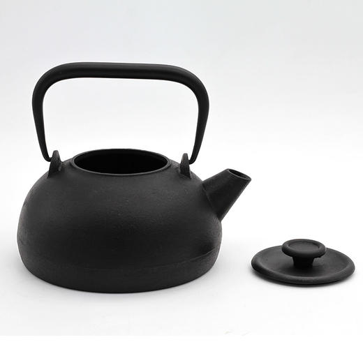 哲品 圆水壶系列铸铁加热水壶铁茶壶 铸铁壶可直接烧水家用 商品图4