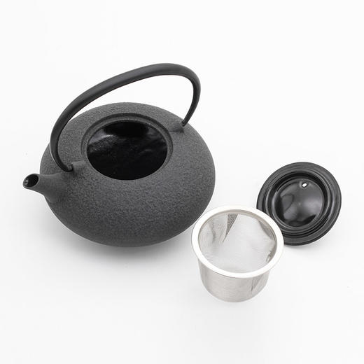哲品  铸铁缩缅茶壶铁茶壶铸铁茶具套装泡茶小铁壶不可加热 商品图3