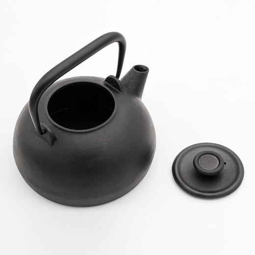 哲品 圆水壶系列铸铁加热水壶铁茶壶 铸铁壶可直接烧水家用 商品图2