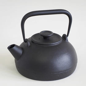 哲品 圆水壶系列铸铁加热水壶铁茶壶 铸铁壶可直接烧水家用