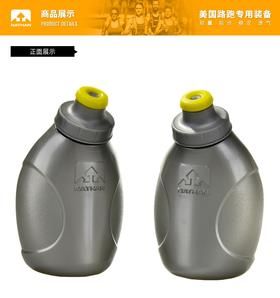 NATHAN内森 Push-Pull Cap Flask-Silver Silver 人体工学运动水壶（两件装）4586