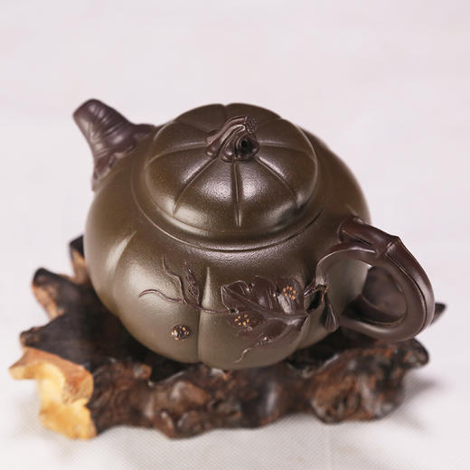 南瓜壶周顺芳大师手工紫砂壶