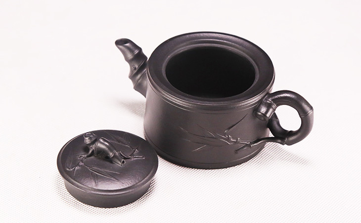 竹鼓范锡军大师手工紫砂壶