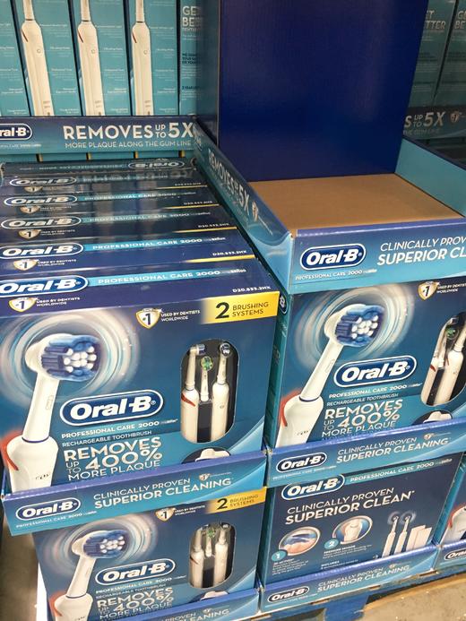 Oral-B 欧乐B专业级2000电动牙刷双人套装 商品图1