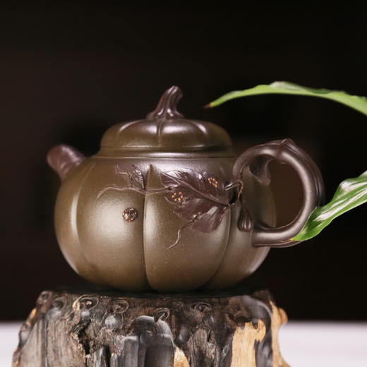 南瓜壶周顺芳大师手工紫砂壶
