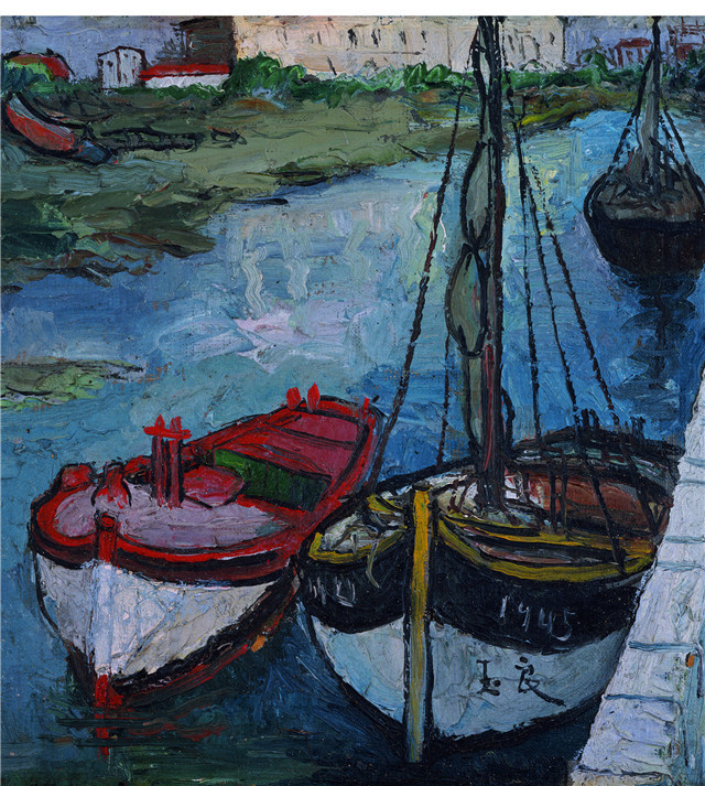 《船》| 潘玉良版画