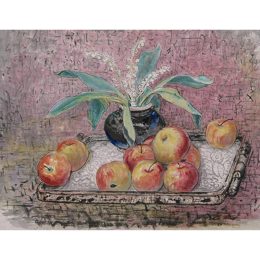 《苹果与花》| 潘玉良版画 商品图0