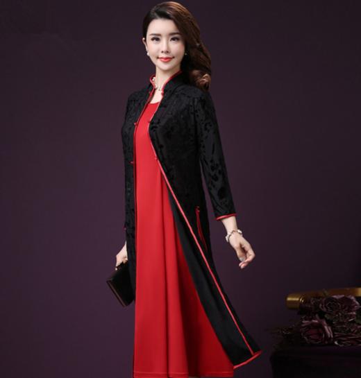 FT6170宽松显瘦外搭时尚套装裙 商品图0