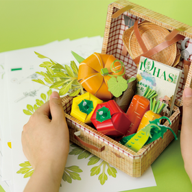 【乐活之选】创意蔬菜手工折纸包｜升级款｜让宝宝爱上蔬菜